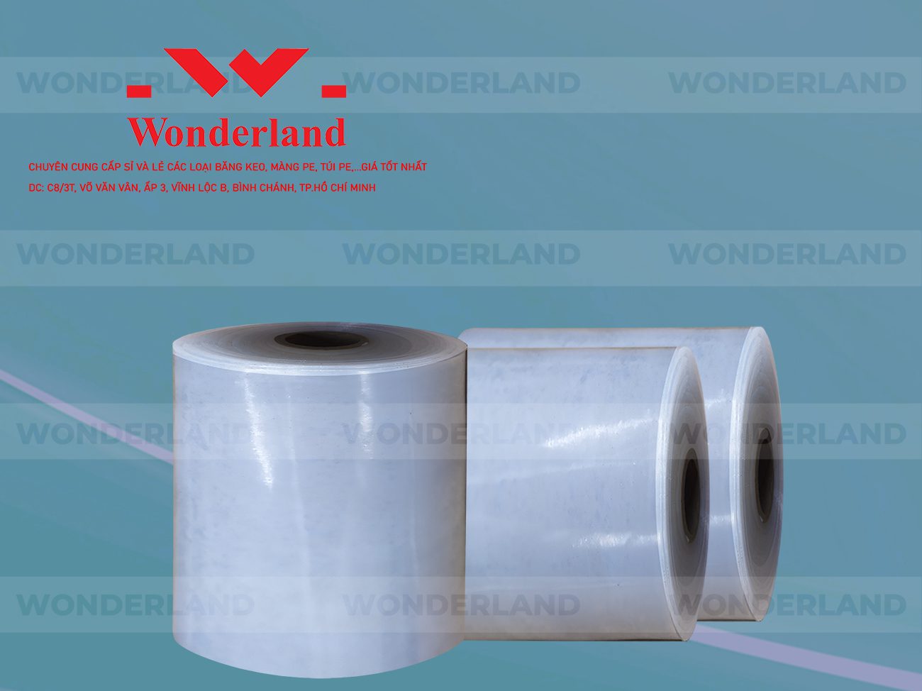MÀNG PE QUẤN MÁY 21.5KG LÕI 1.2KG CHẤT LƯỢNG CAO WONDERLAND GIÁ SỈ TỐT NHẤT