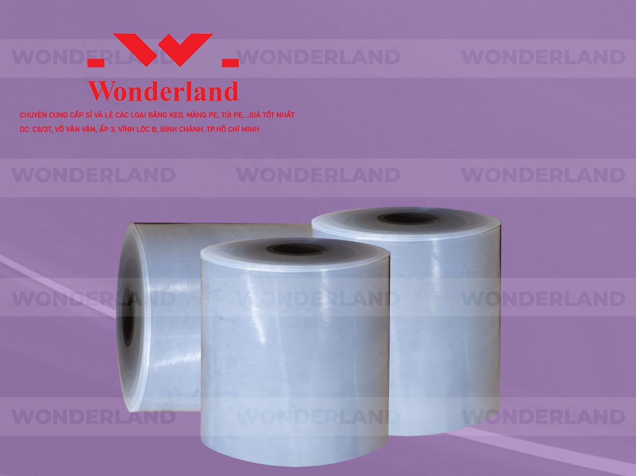 MÀNG PE QUẤN MÁY 21.7KG LÕI 1.2KG GIÁ TỐT