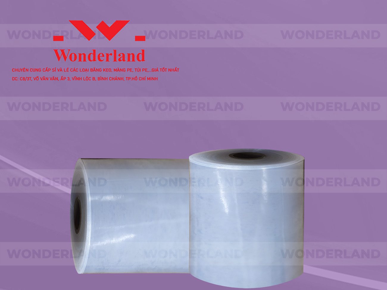 MÀNG PE QUẤN MÁY 21.7KG LÕI 1.2KG CHẤT LƯỢNG CAO WONDERLAND