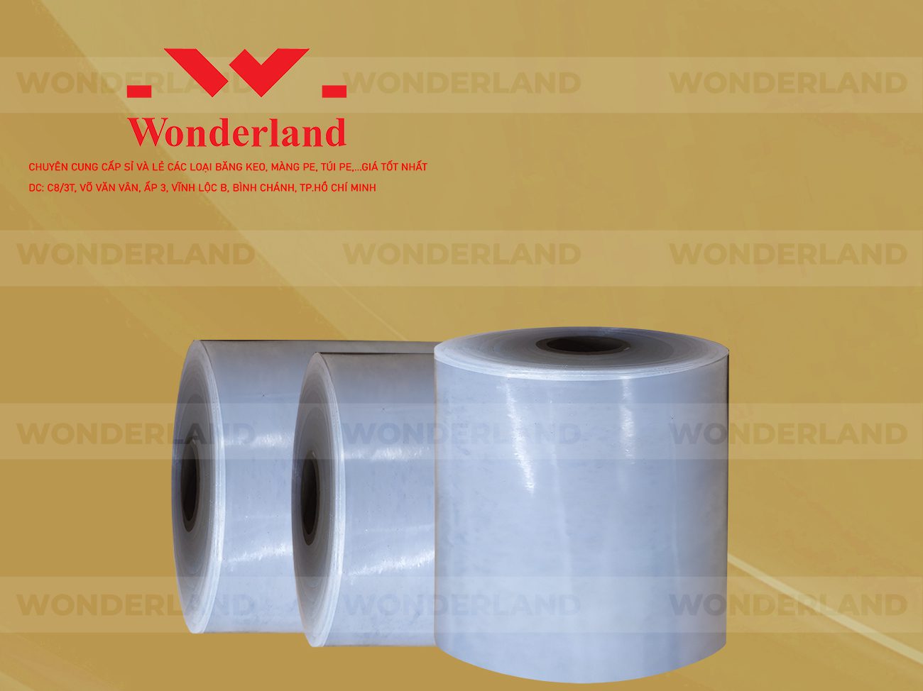 MÀNG PE QUẤN MÁY 21KG LÕI 1.2KG CHẤT LƯỢNG CAO WONDERLAND GIÁ SỈ TỐT NHẤT