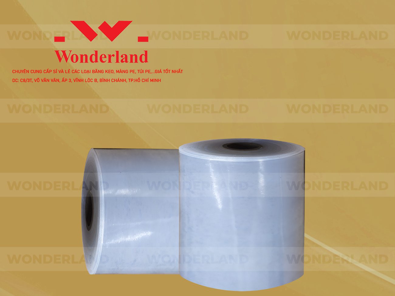 MÀNG PE QUẤN MÁY 21KG LÕI 1.2KG CHẤT LƯỢNG CAO WONDERLAND