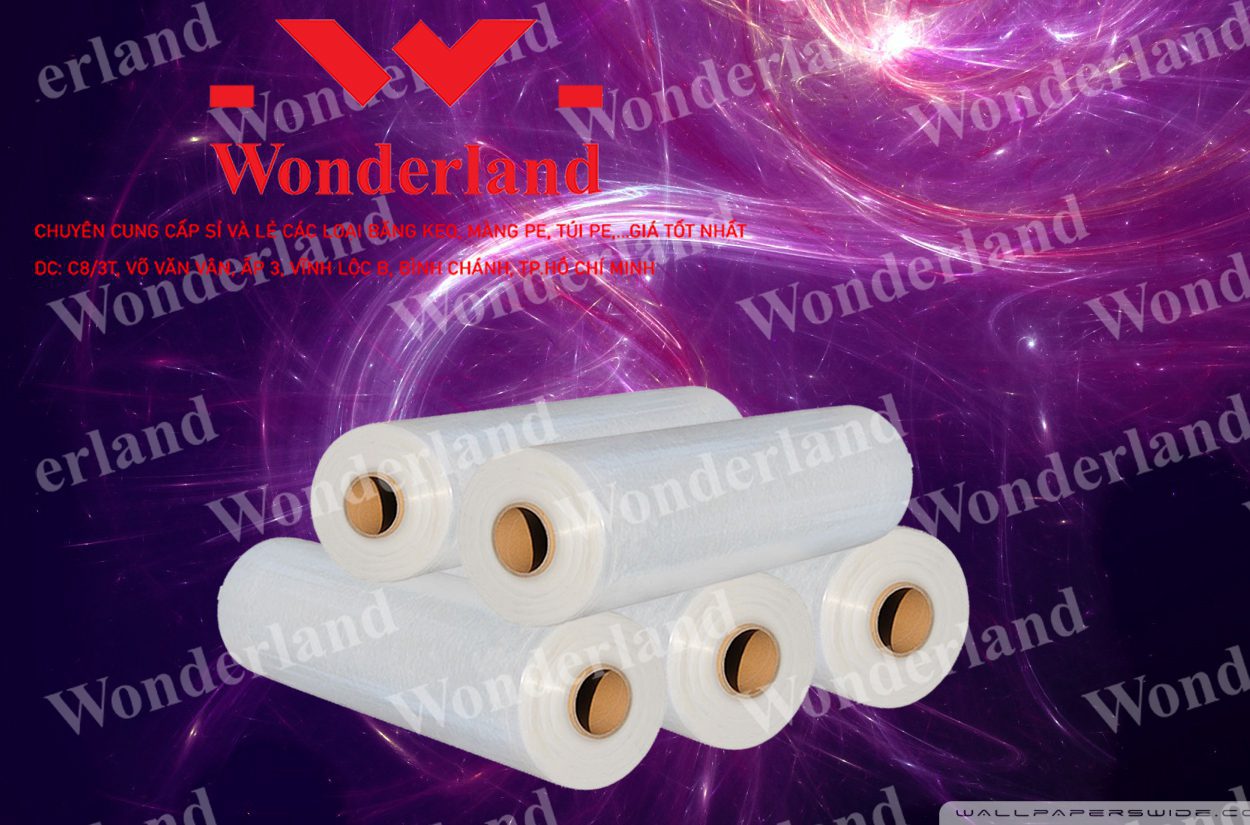 MÀNG PE QUẤN MÁY 6.4KG LÕI 500G CHẤT LƯỢNG CAO WONDERLAND GIÁ SỈ TỐT NHẤT