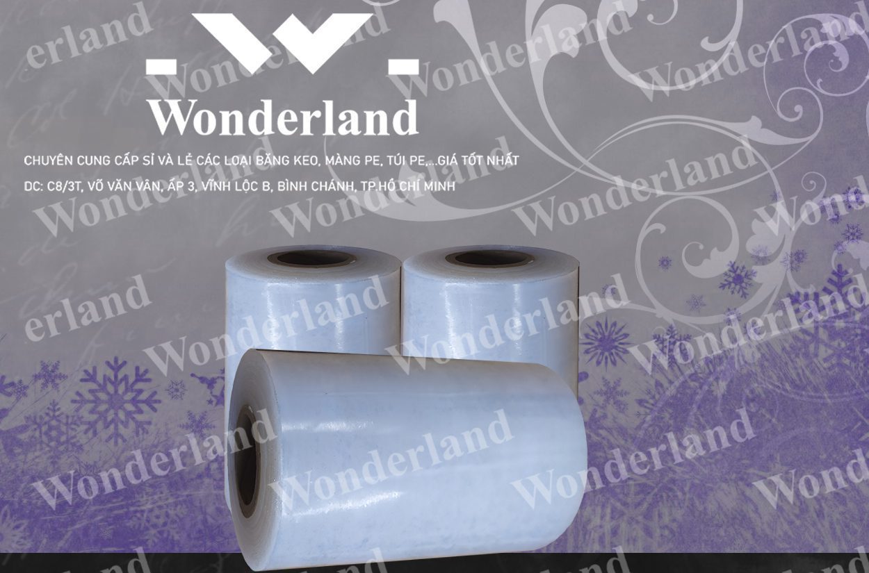 MÀNG PE QUẤN MÁY 7.7KG LÕI 500G CHẤT LƯỢNG CAO WONDERLAND GIÁ SỈ TỐT NHẤT