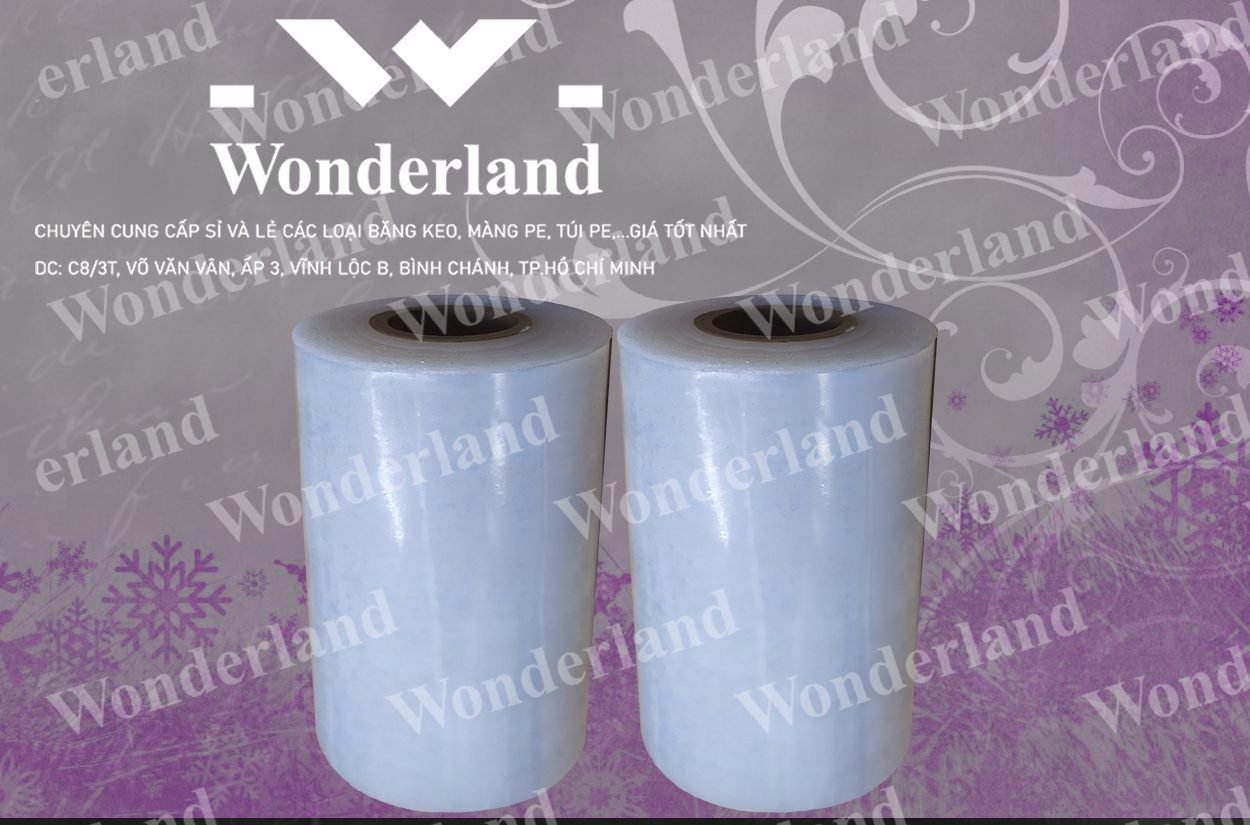 MÀNG PE QUẤN MÁY 7.7KG LÕI 500G CHẤT LƯỢNG CAO WONDERLAND
