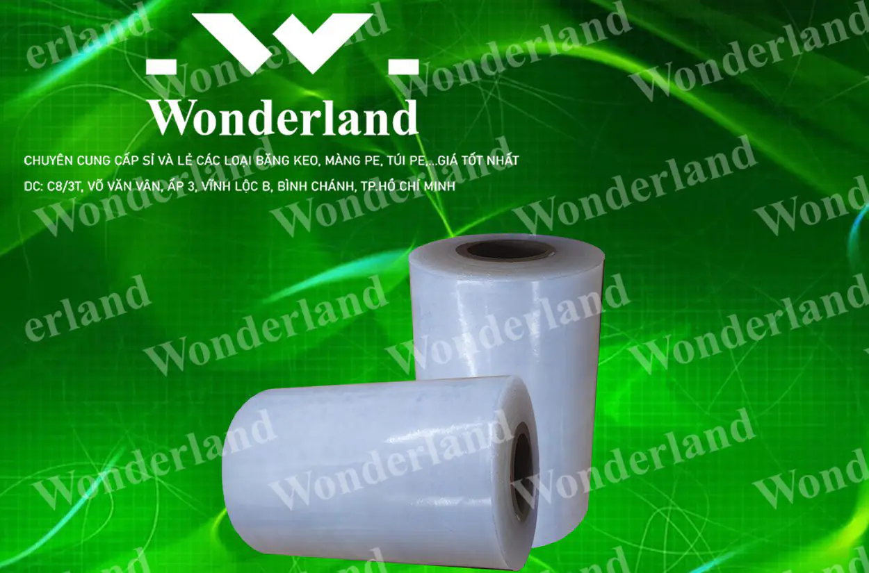 MÀNG PE QUẤN MÁY 8.4KG LÕI 500G CHẤT LƯỢNG CAO WONDERLAND