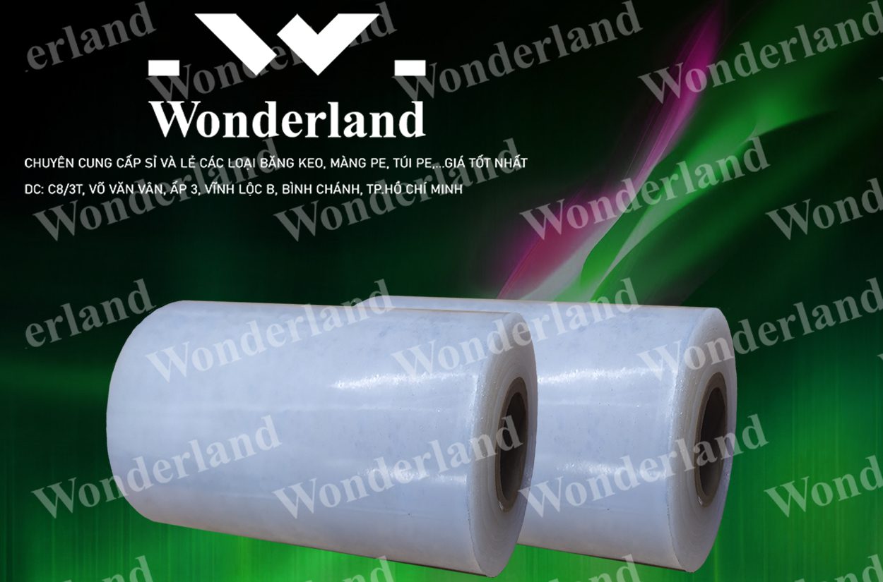 MÀNG PE QUẤN MÁY 8.6KG LÕI 500G CHẤT LƯỢNG CAO WONDERLAND