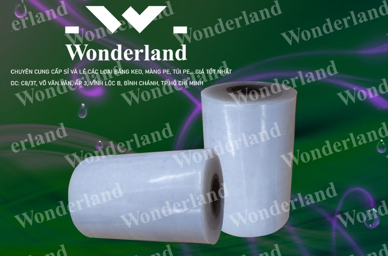 MÀNG PE QUẤN MÁY 9.1KG LÕI 500G CHẤT LƯỢNG CAO WONDERLAND GIÁ SỈ TỐT NHẤT