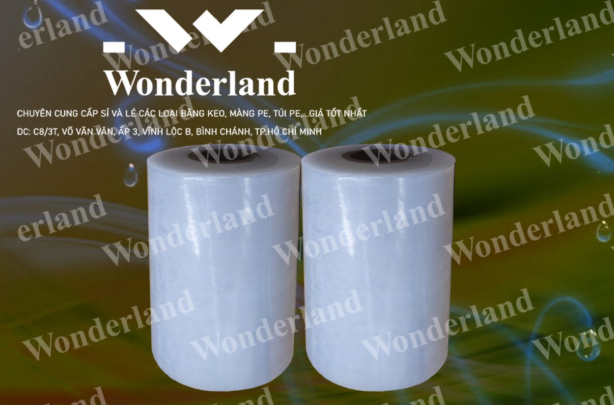 MÀNG PE QUẤN MÁY 9.1KG LÕI 500G CHẤT LƯỢNG CAO WONDERLAND