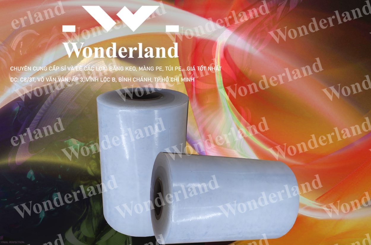 MÀNG PE QUẤN MÁY 9.2KG LÕI 500G CHẤT LƯỢNG CAO WONDERLAND
