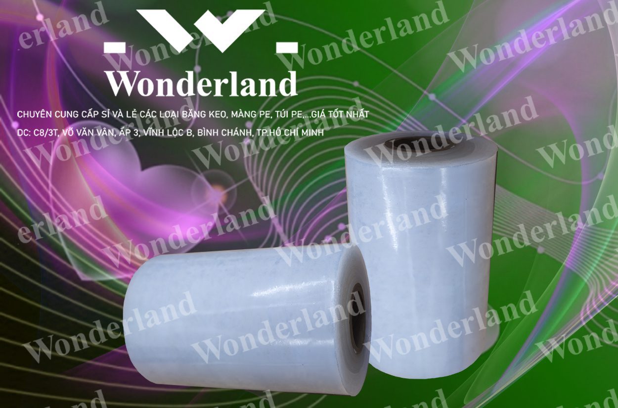 MÀNG PE QUẤN MÁY 9.3KG LÕI 500G CHẤT LƯỢNG CAO WONDERLAND