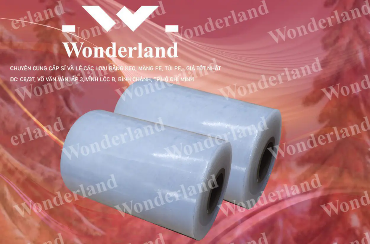 MÀNG PE QUẤN MÁY 9.6KG LÕI 500G CHẤT LƯỢNG CAO WONDERLAND GIÁ SỈ TỐT NHẤT