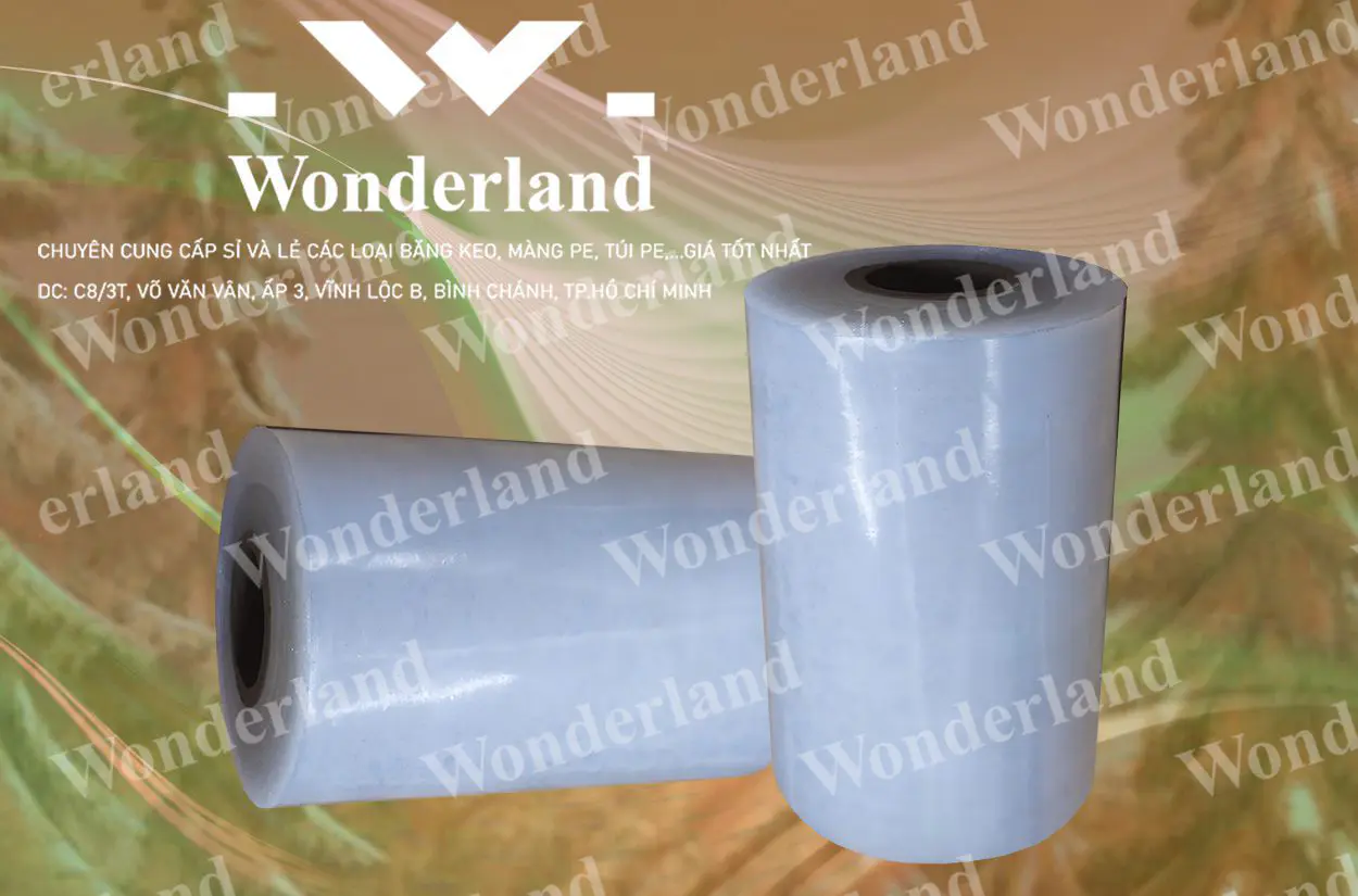 MÀNG PE QUẤN MÁY 9.6KG LÕI 500G CHẤT LƯỢNG CAO WONDERLAND