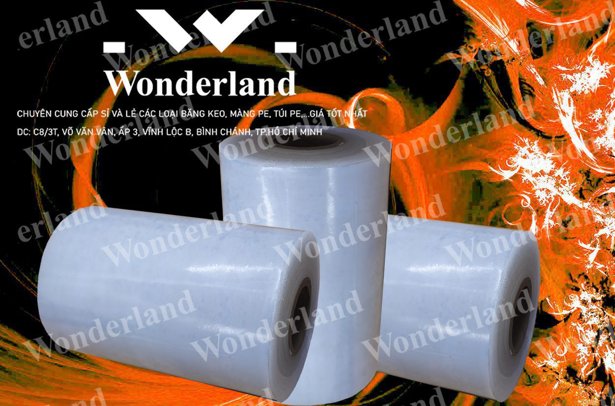 MÀNG PE QUẤN MÁY 9.7KG LÕI 500G CHẤT LƯỢNG CAO WONDERLAND GIÁ SỈ TỐT NHẤT