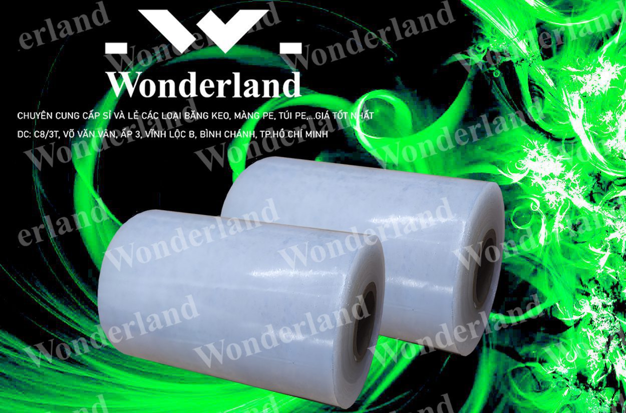 MÀNG PE QUẤN MÁY 9.7KG LÕI 500G CHẤT LƯỢNG CAO WONDERLAND