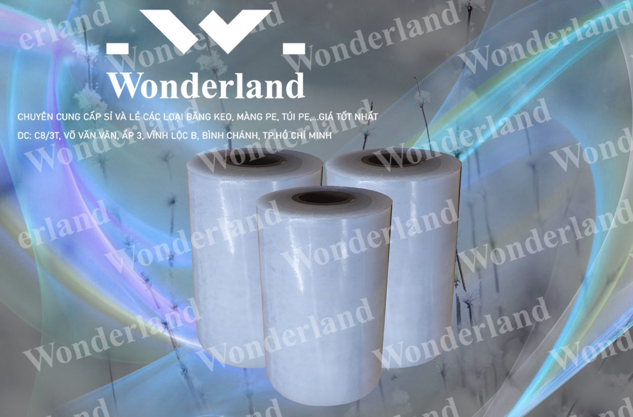 MÀNG PE QUẤN MÁY 9.8KG LÕI 500G CHẤT LƯỢNG CAO WONDERLAND GIÁ SỈ TỐT NHẤT