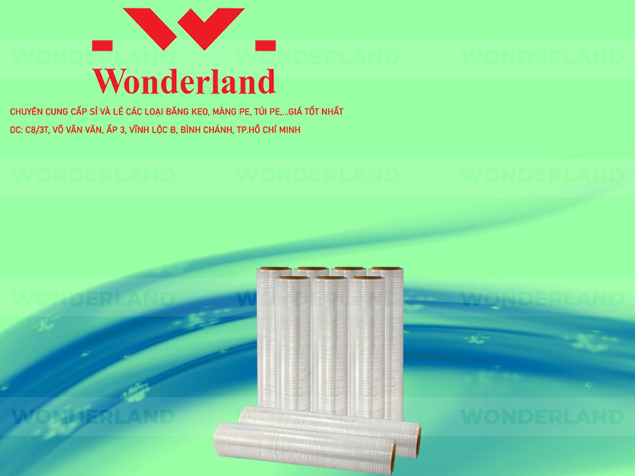 MÀNG PE TRẮNG 1.2KG LÕI 200G CHẤT LƯỢNG CAO WONDERLAND GIÁ SỈ TỐT NHẤT