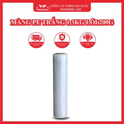 MÀNG PE TRẮNG 1.3KG LÕI 200G WONDERLAND