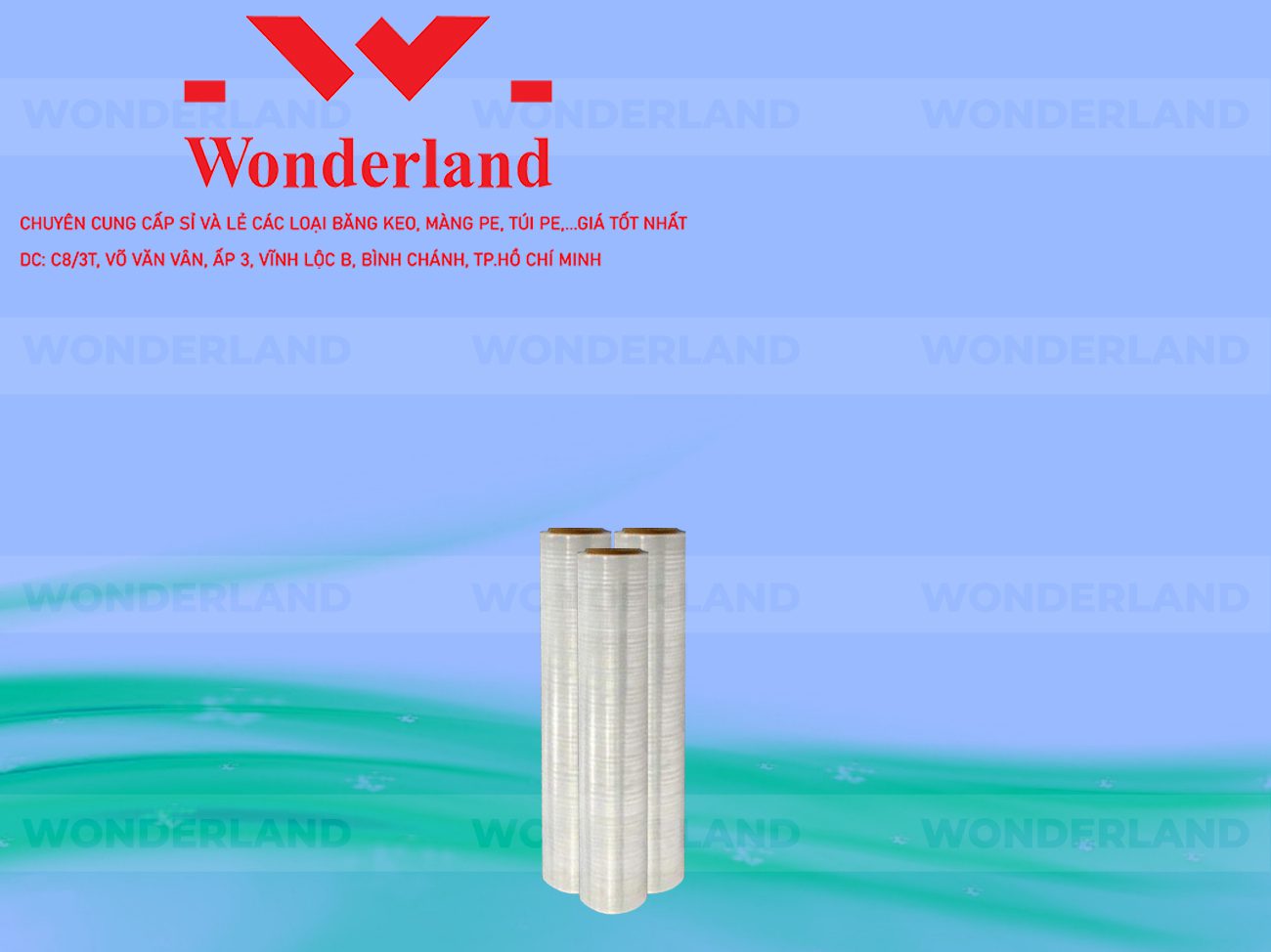 MÀNG PE TRẮNG 1.4KG LÕI 200G CHẤT LƯỢNG CAO WONDERLAND GIÁ SỈ TỐT NHẤT