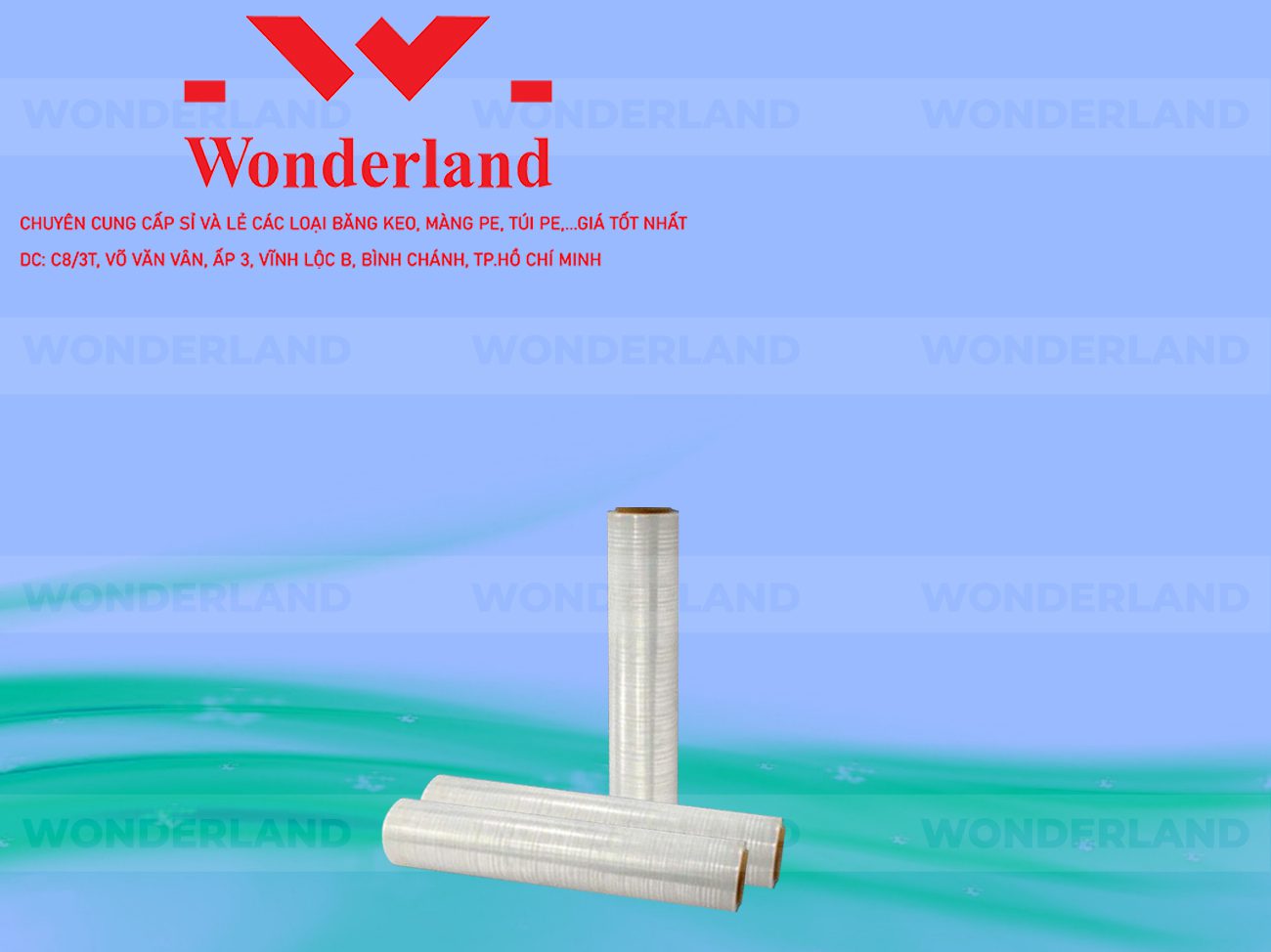 MÀNG PE TRẮNG 1.4KG LÕI 200G CHẤT LƯỢNG CAO WONDERLAND
