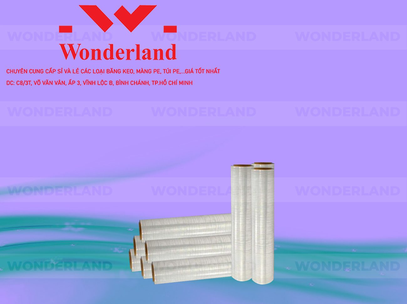 MÀNG PE TRẮNG 1.5KG LÕI 200G CHẤT LƯỢNG CAO WONDERLAND GIÁ SỈ TỐT NHẤT