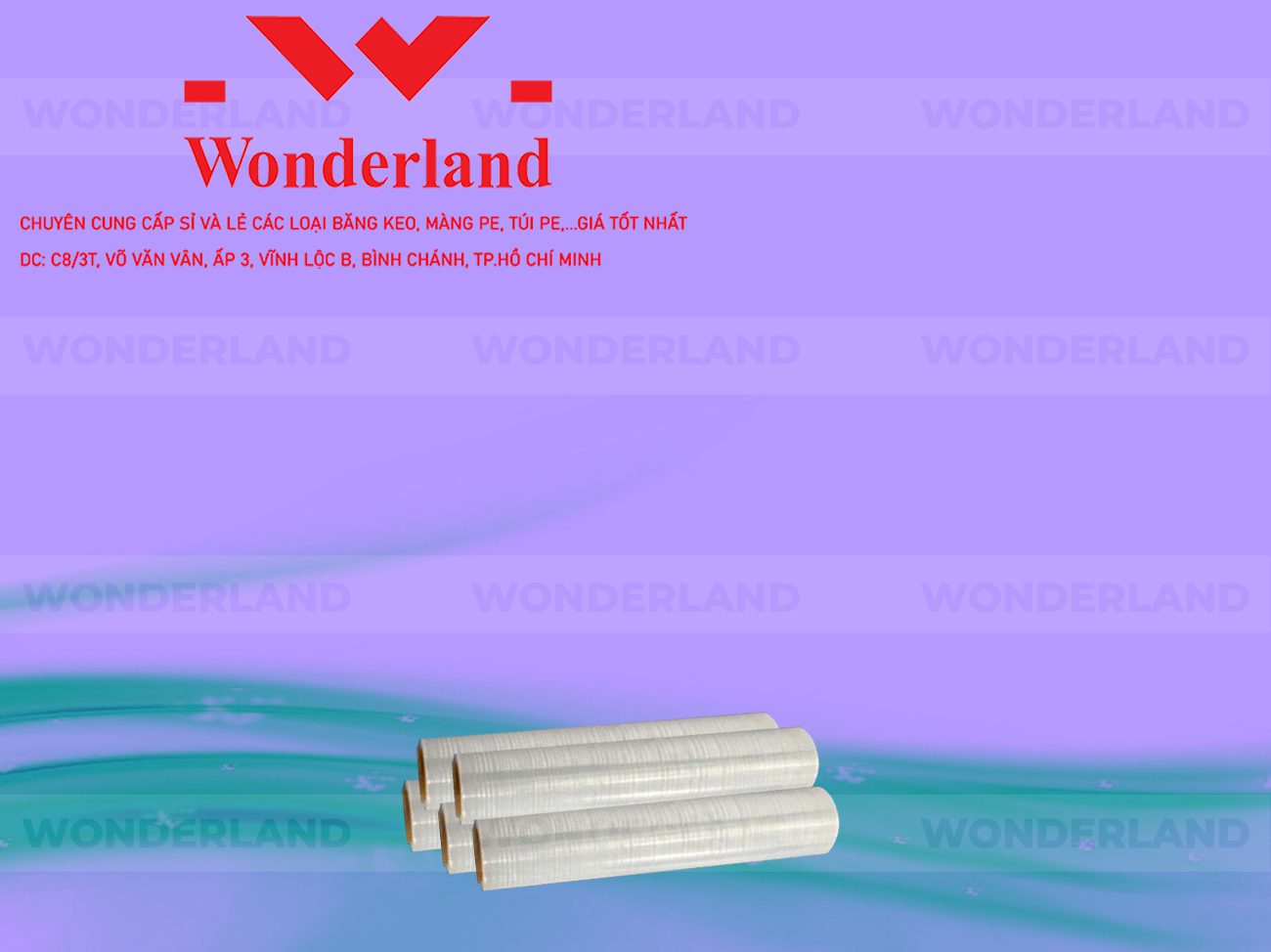 MÀNG PE TRẮNG 1.5KG LÕI 200G CHẤT LƯỢNG CAO WONDERLAND