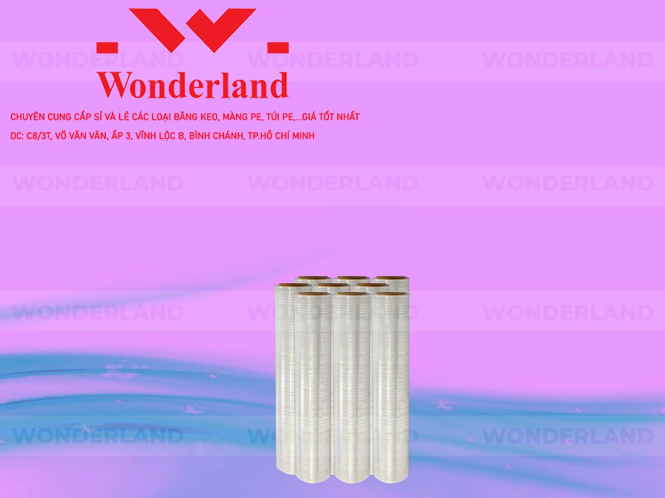 MÀNG PE TRẮNG 1.6KG LÕI 200G CHẤT LƯỢNG CAO WONDERLAND