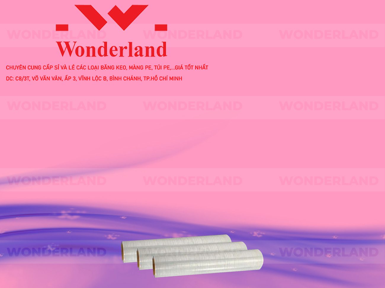 MÀNG PE TRẮNG 1.7KG LÕI 200G CHẤT LƯỢNG CAO WONDERLAND