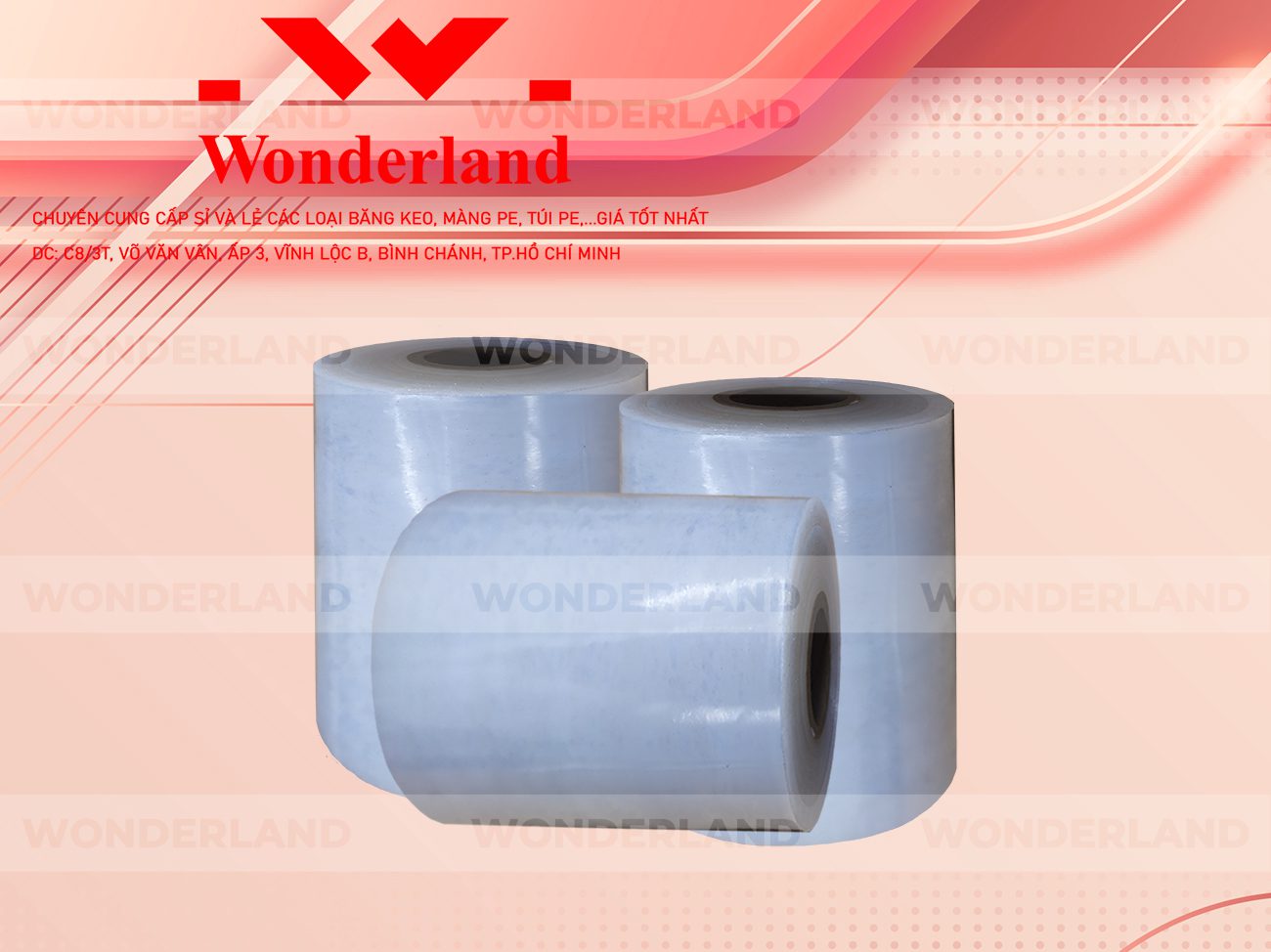 MÀNG PE TRẮNG 10.8KG LÕI 500G CHẤT LƯỢNG CAO WONDERLAND GIÁ SỈ TỐT NHẤT