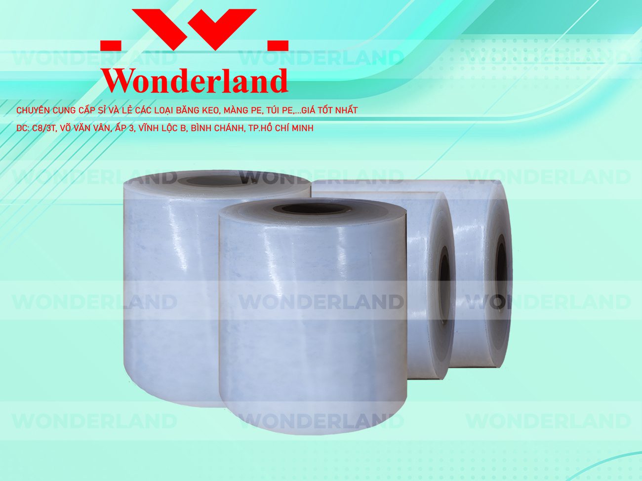 MÀNG PE TRẮNG 11.1KG LÕI 500G CHẤT LƯỢNG CAO WONDERLAND GIÁ SỈ TỐT NHẤT