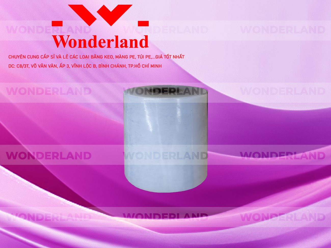 MÀNG PE TRẮNG 12.1KG LÕI 1.2KG