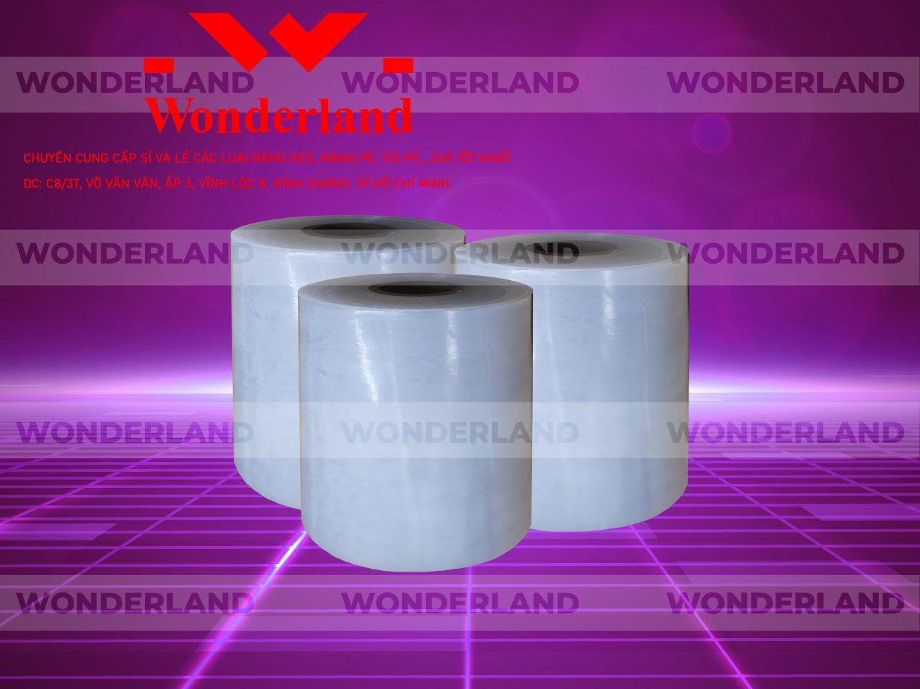 MÀNG PE TRẮNG 12.2KG LÕI 1.2KG CHẤT LƯỢNG CAO WONDERLAND GIÁ SỈ TỐT NHẤT