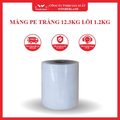 MÀNG PE TRẮNG 12.3KG LÕI 1.2KG WONDERLAND