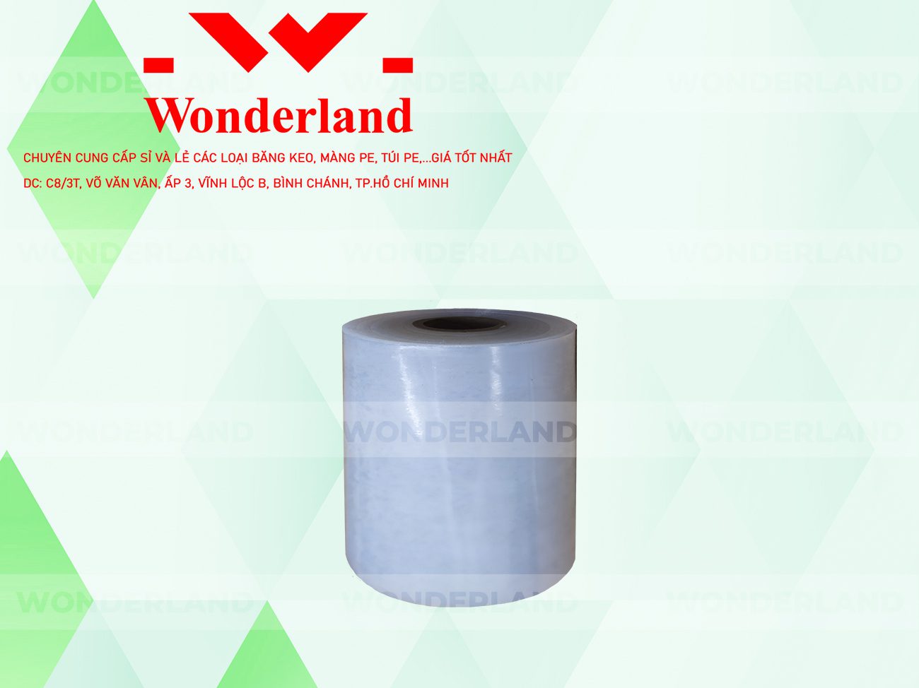MÀNG PE TRẮNG 13.0KG LÕI 1.2KG