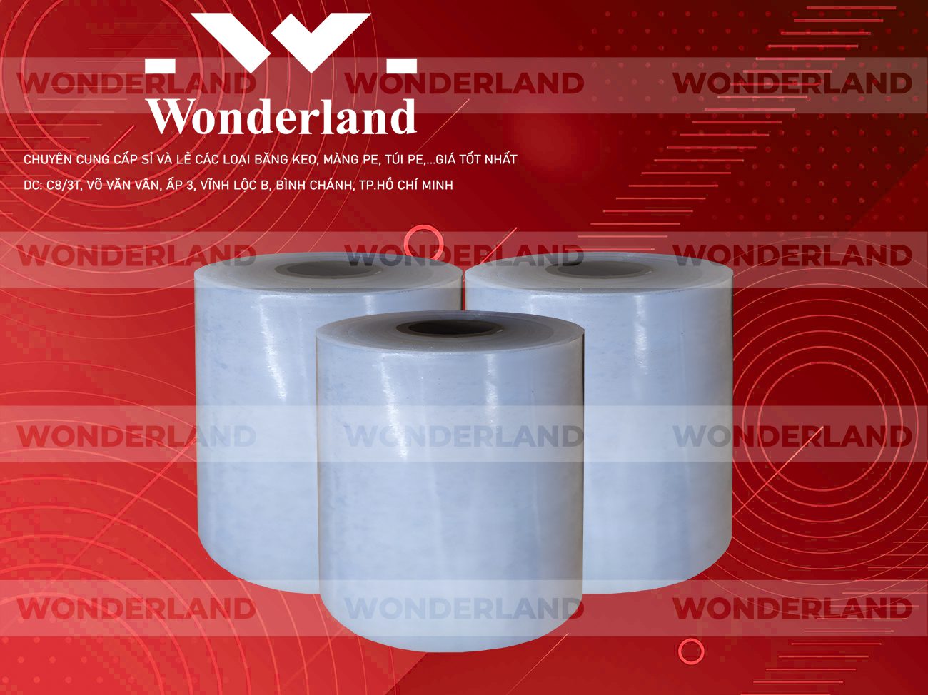 MÀNG PE TRẮNG 13.5KG LÕI 1.2KG CHẤT LƯỢNG CAO WONDERLAND GIÁ SỈ TỐT NHẤT