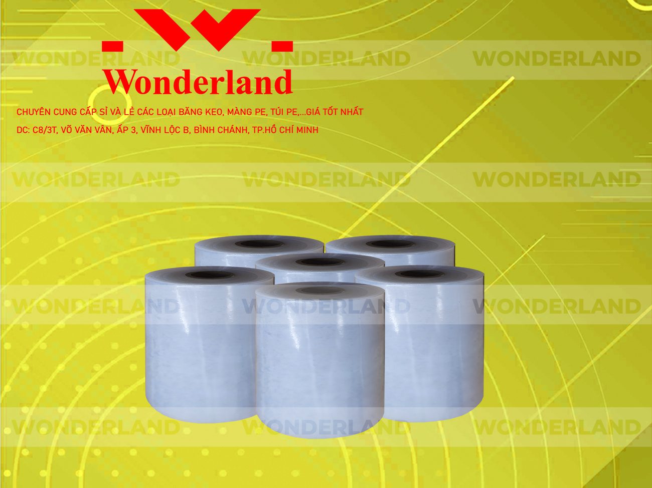MÀNG PE TRẮNG 13.6KG LÕI 1.2KG CHẤT LƯỢNG CAO WONDERLAND GIÁ SỈ TỐT NHẤT