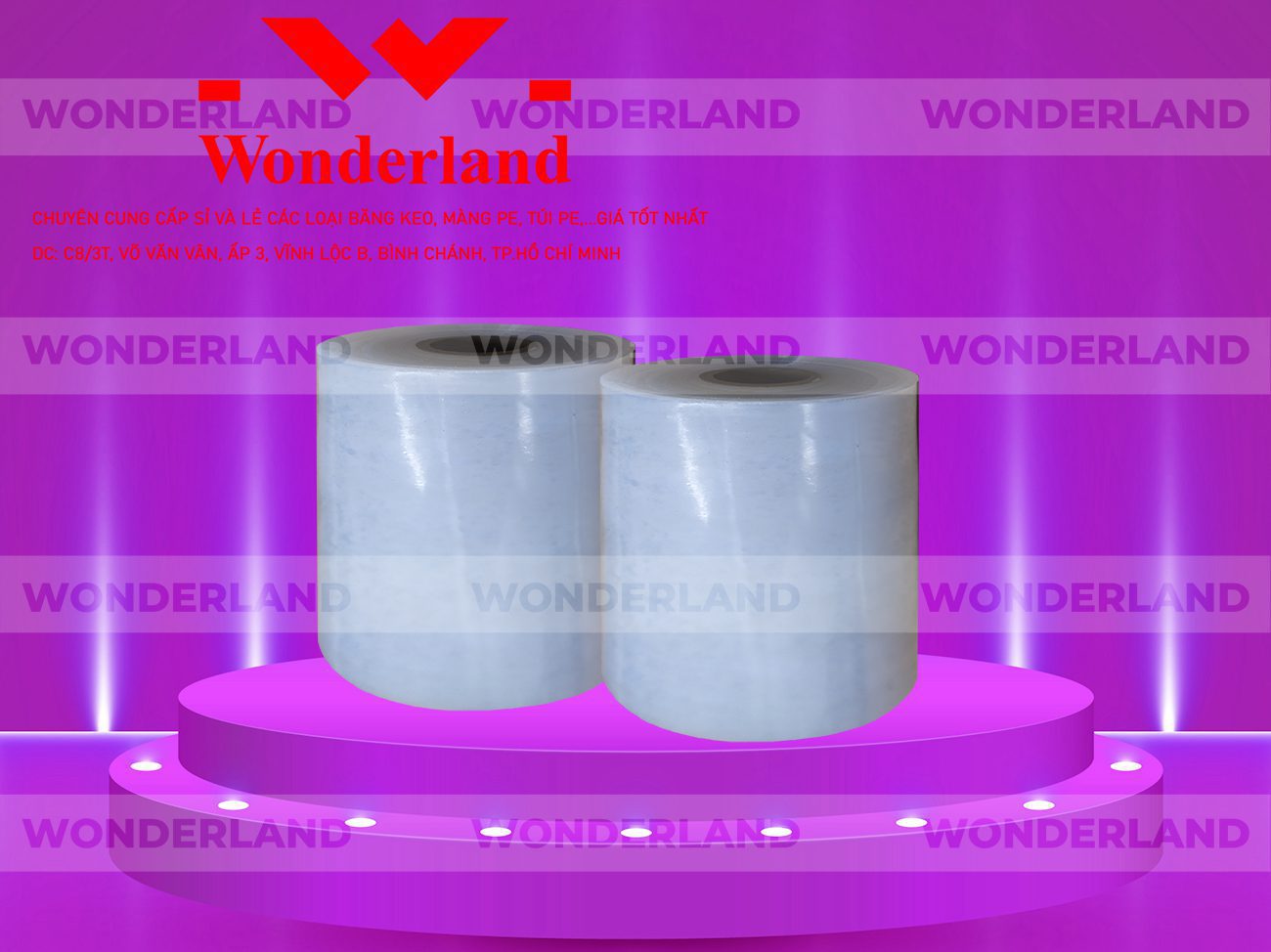 MÀNG PE TRẮNG 13.8KG LÕI 1.2KG CHẤT LƯỢNG CAO WONDERLAND GIÁ SỈ TỐT NHẤT