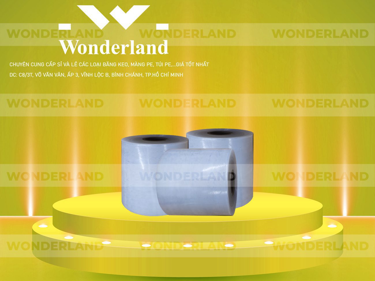 MÀNG PE TRẮNG 14.0KG LÕI 1.2KG CHẤT LƯỢNG CAO WONDERLAND GIÁ SỈ TỐT NHẤT