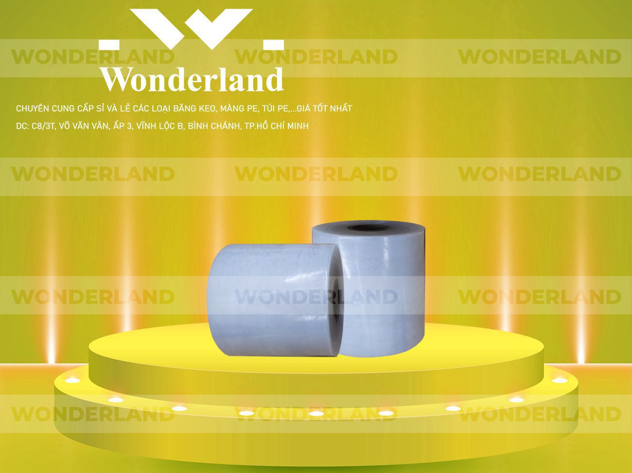 MÀNG PE TRẮNG 14.0KG LÕI 1.2KG CHẤT LƯỢNG CAO WONDERLAND