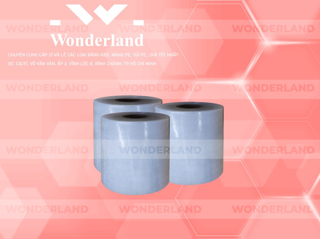 MÀNG PE TRẮNG 14.4KG LÕI 1.2KG CHẤT LƯỢNG CAO WONDERLAND GIÁ SỈ TỐT NHẤT