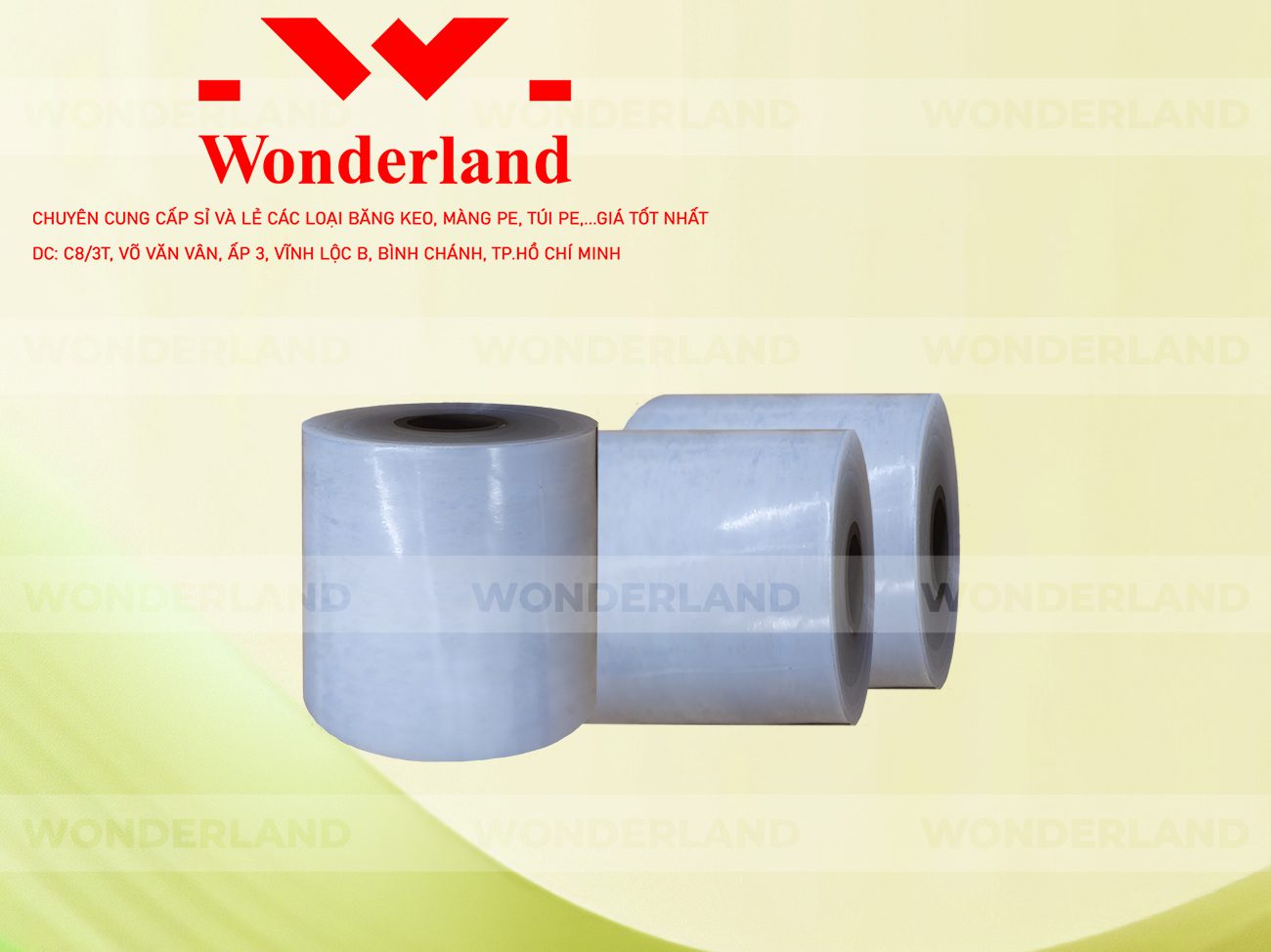 MÀNG PE TRẮNG 14.7KG LÕI 1.2KG CHẤT LƯỢNG CAO WONDERLAND GIÁ SỈ TỐT NHẤT