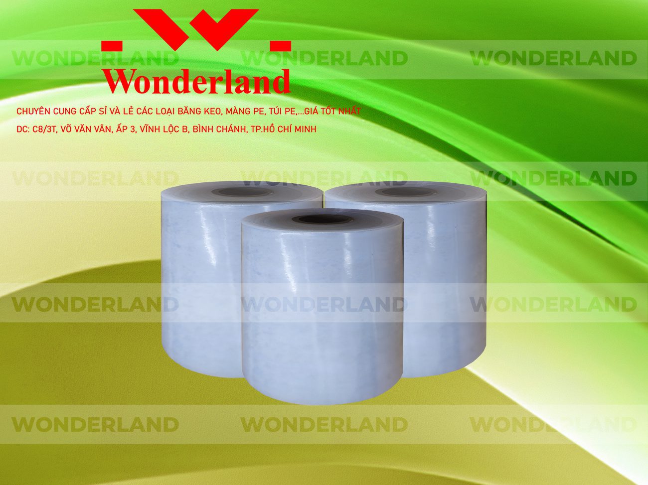 MÀNG PE TRẮNG 14.8KG LÕI 1.2KG CHẤT LƯỢNG CAO WONDERLAND GIÁ SỈ TỐT NHẤT