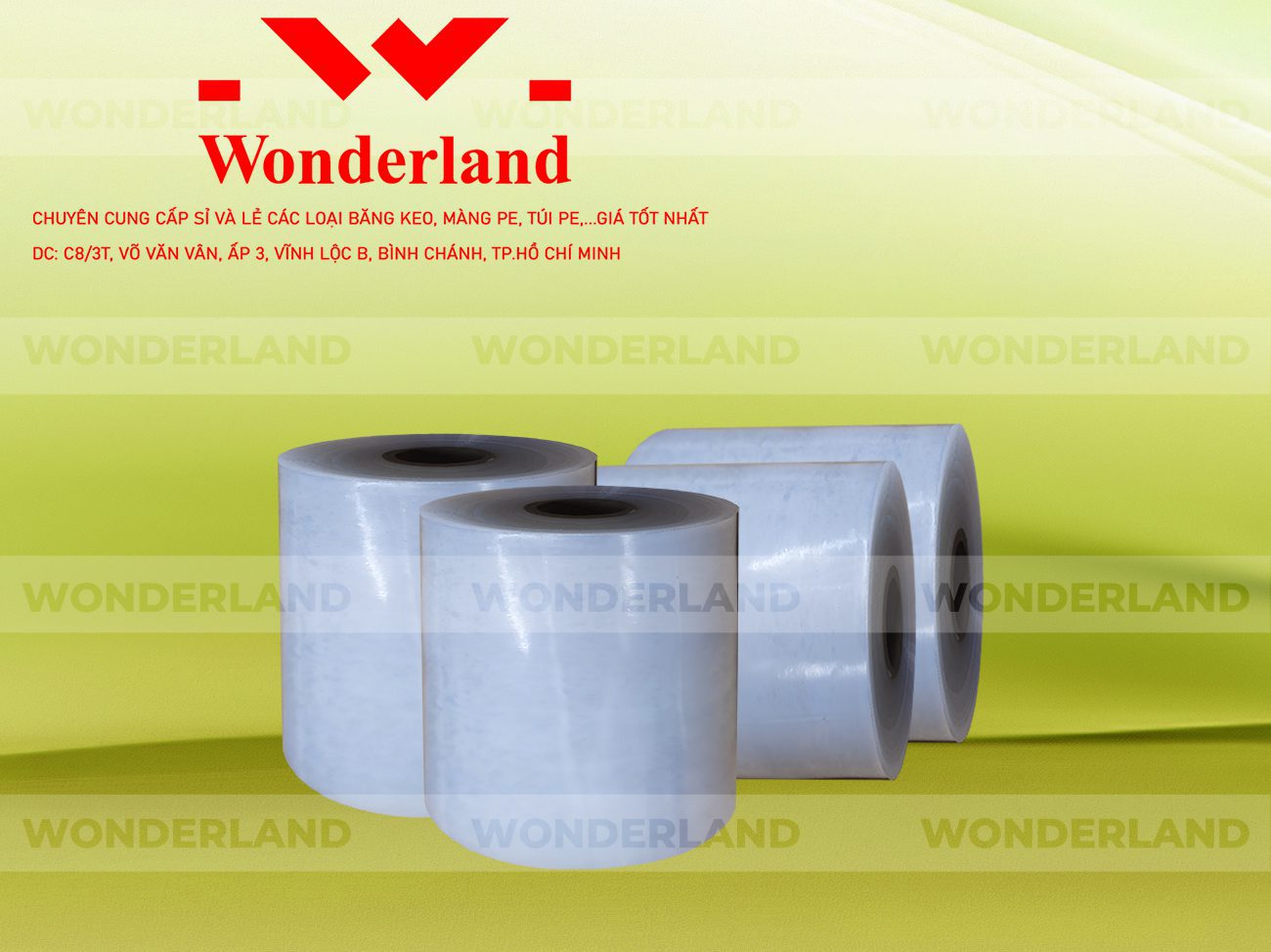 MÀNG PE TRẮNG 15.0KG LÕI 1.2KG CHẤT LƯỢNG CAO WONDERLAND GIÁ SỈ TỐT NHẤT