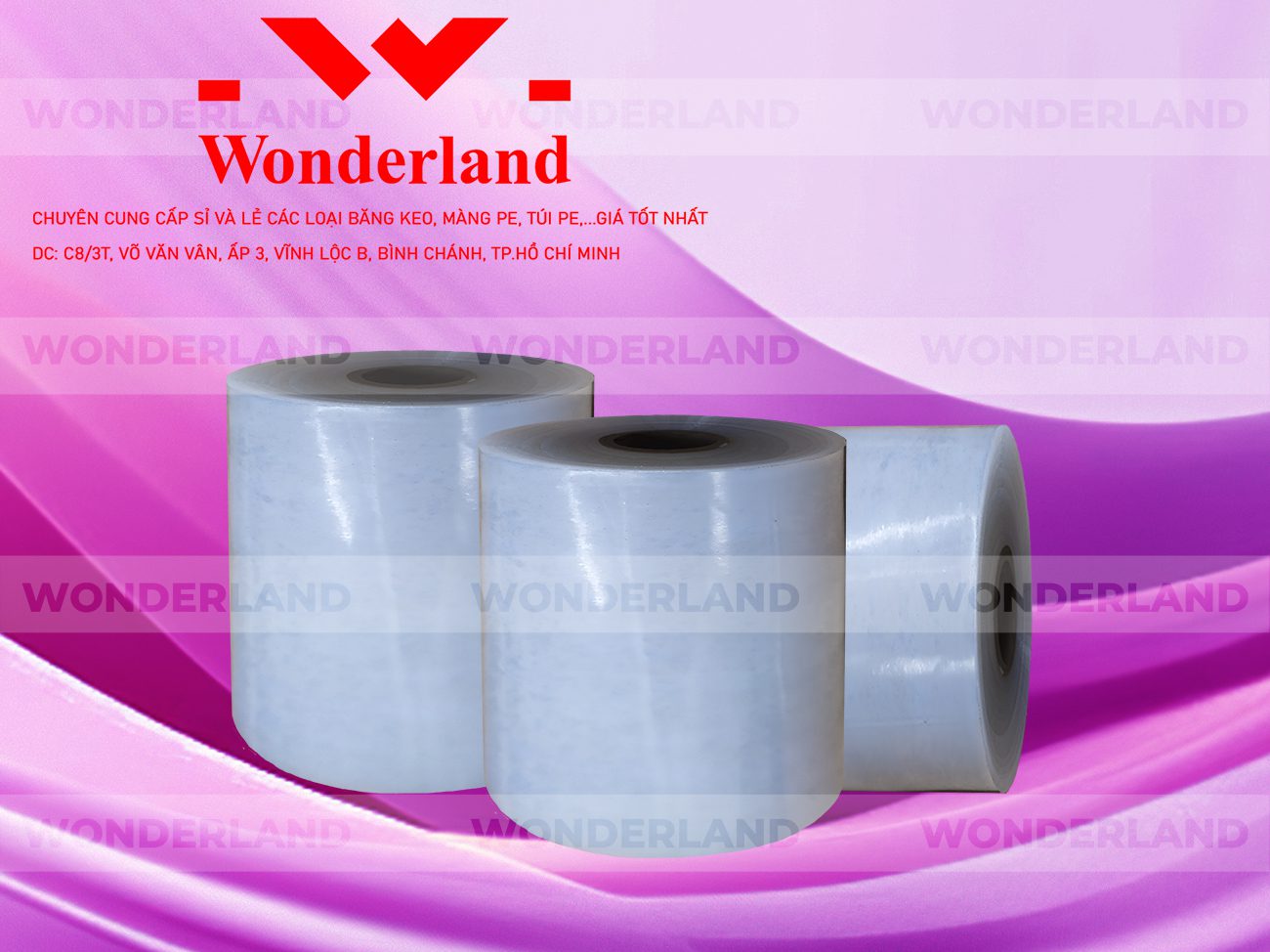 MÀNG PE TRẮNG 15.1KG LÕI 1.2KG CHẤT LƯỢNG CAO WONDERLAND GIÁ SỈ TỐT NHẤT