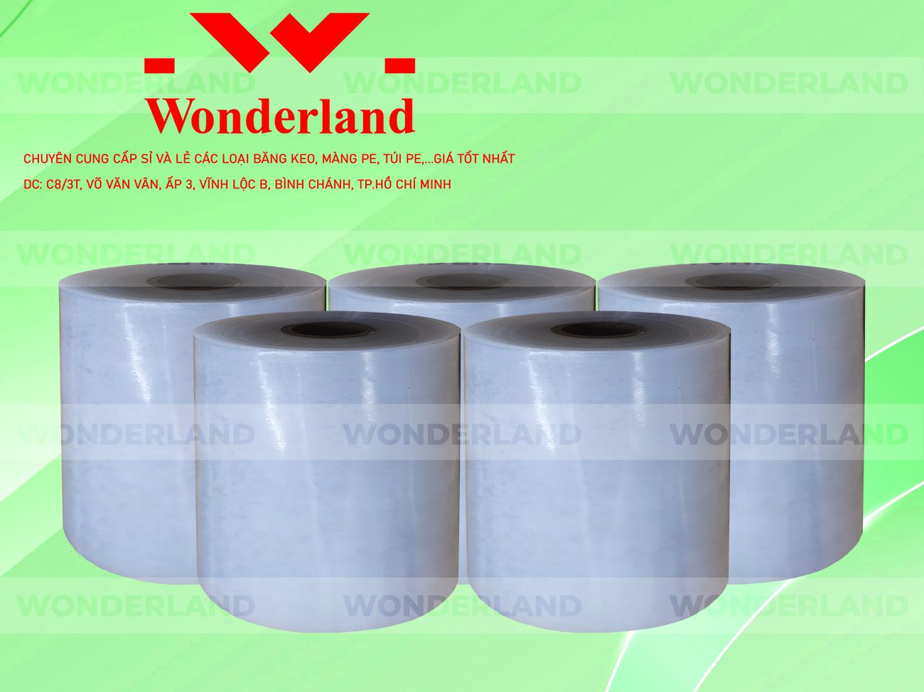 MÀNG PE TRẮNG 15.4KG LÕI 1.2KG CHẤT LƯỢNG CAO WONDERLAND GIÁ SỈ TỐT NHẤT