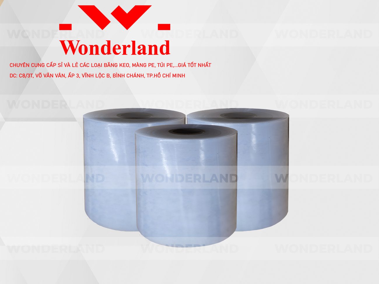 MÀNG PE TRẮNG 16.0KG LÕI 1.2KG CHẤT LƯỢNG CAO WONDERLAND GIÁ SỈ TỐT NHẤT