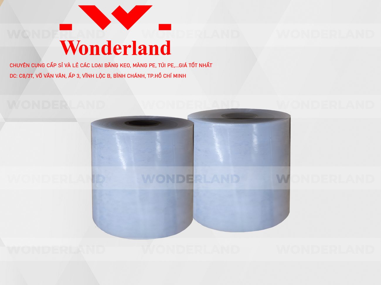 MÀNG PE TRẮNG 16.0KG LÕI 1.2KG CHẤT LƯỢNG CAO WONDERLAND