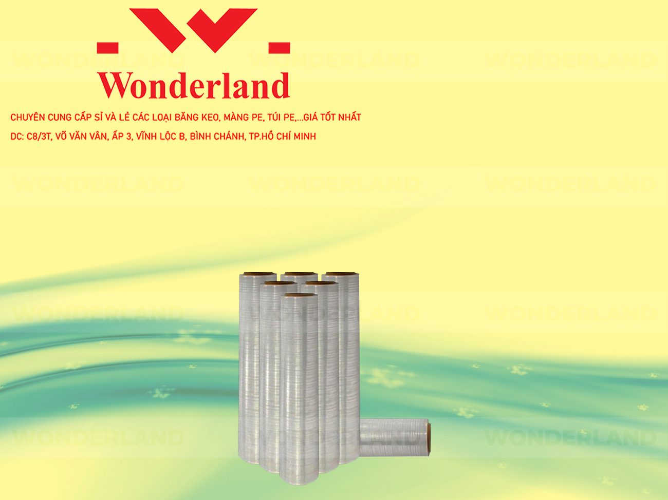 MÀNG PE TRẮNG 1KG LÕI 200G WONDERLAND GIÁ SỈ TỐT NHẤT