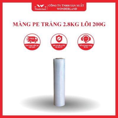 MÀNG PE TRẮNG 2.8KG LÕI 200G WONDERLAND