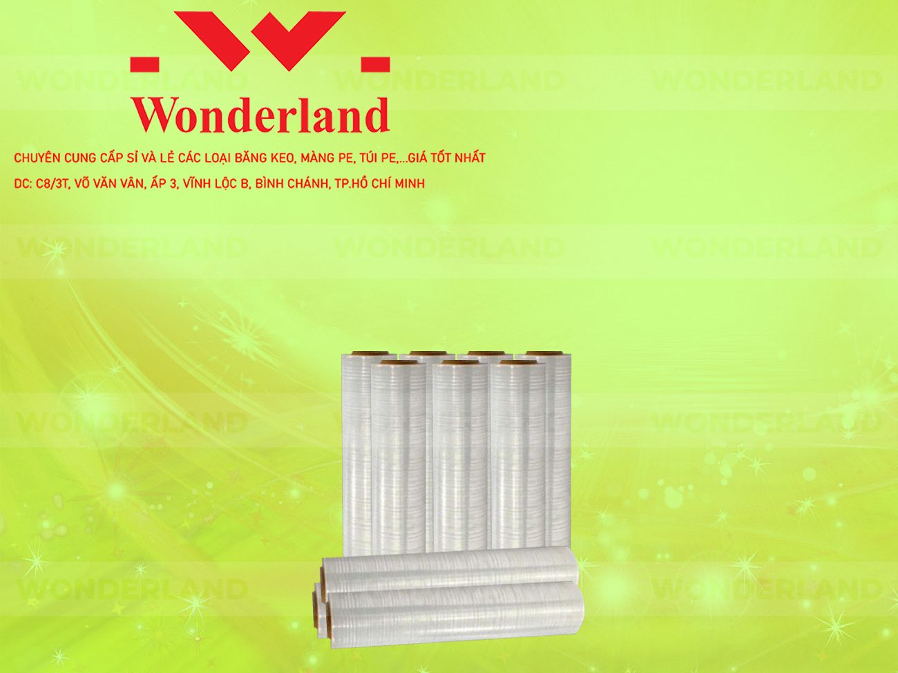 MÀNG PE TRẮNG 3.0KG LÕI 200G CHẤT LƯỢNG CAO WONDERLAND GIÁ SỈ TỐT NHẤT