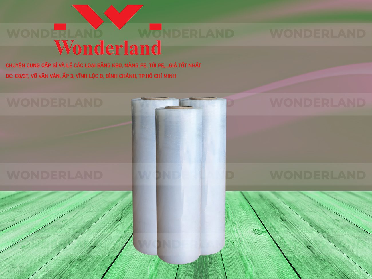 MÀNG PE TRẮNG 3.3KG LÕI 200G CHẤT LƯỢNG CAO WONDERLAND GIÁ SỈ TỐT NHẤT